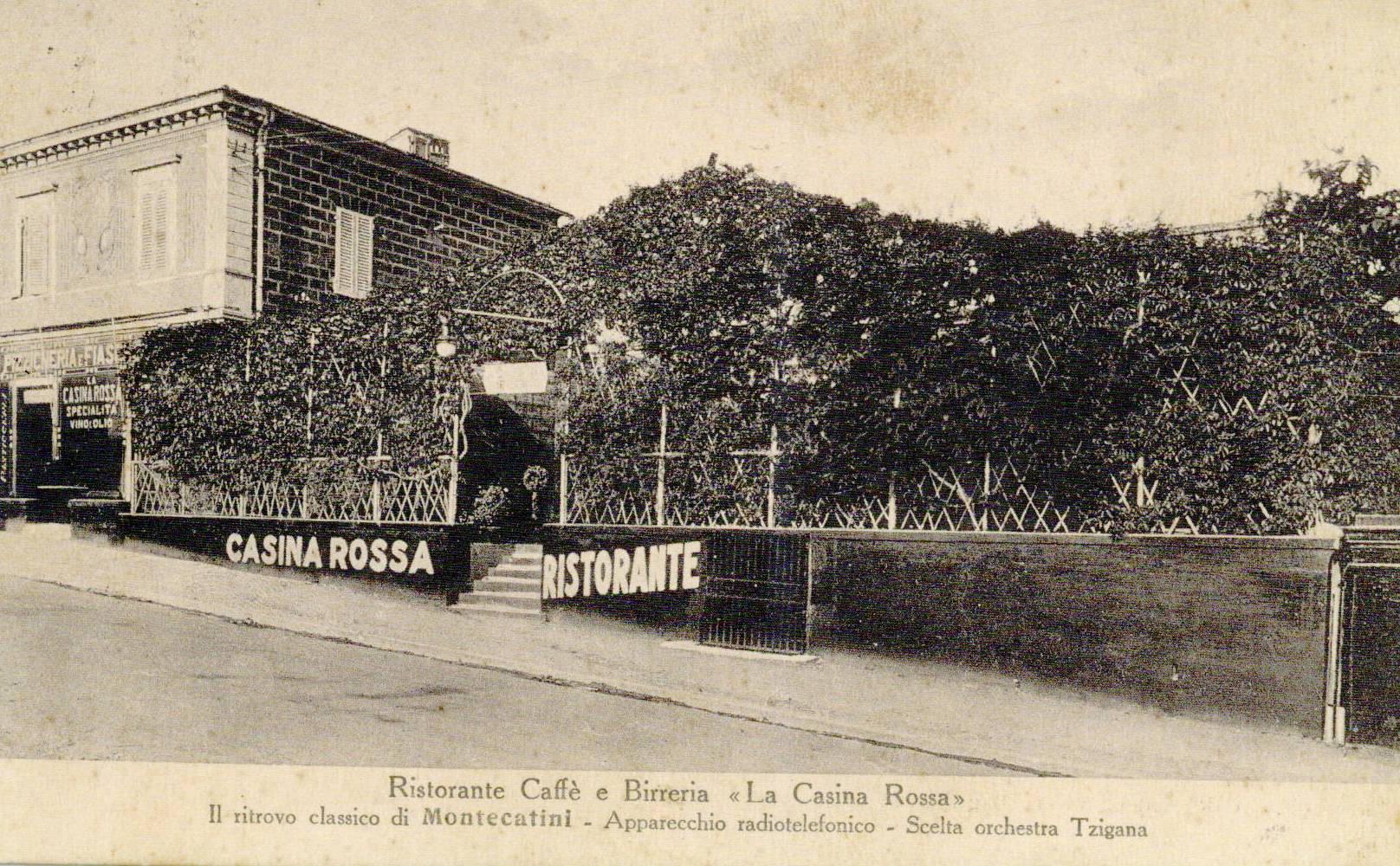 il ristorante Casina Rossa com'era