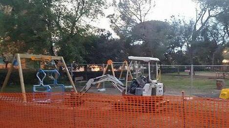 Nuovi giochi per bambini disabili al parco