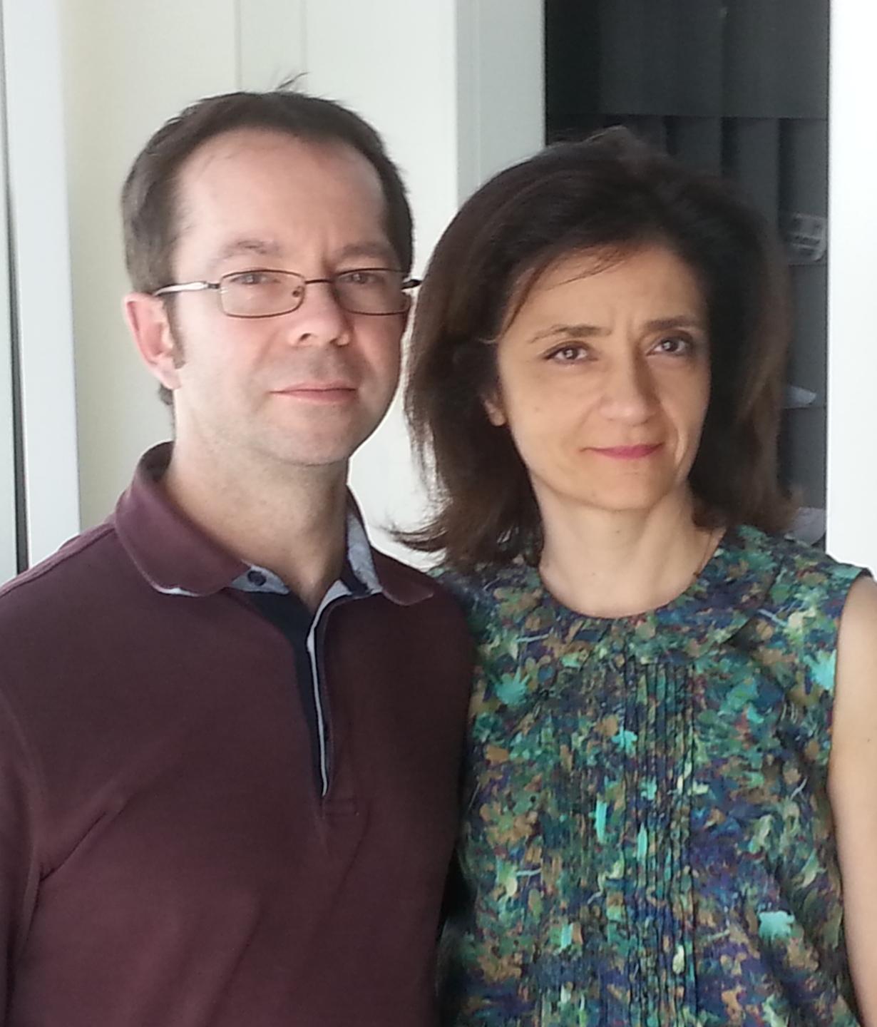 Santori e la moglie