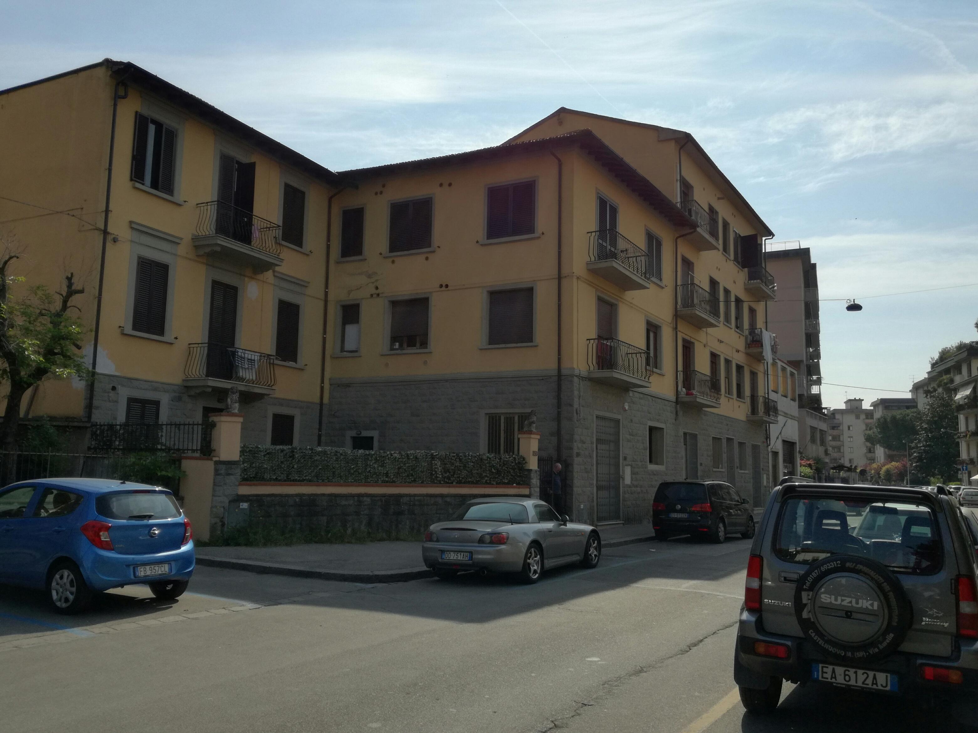 L'immobile di via Fra' Bartolomeo dove è stato sequestrato un appartamento