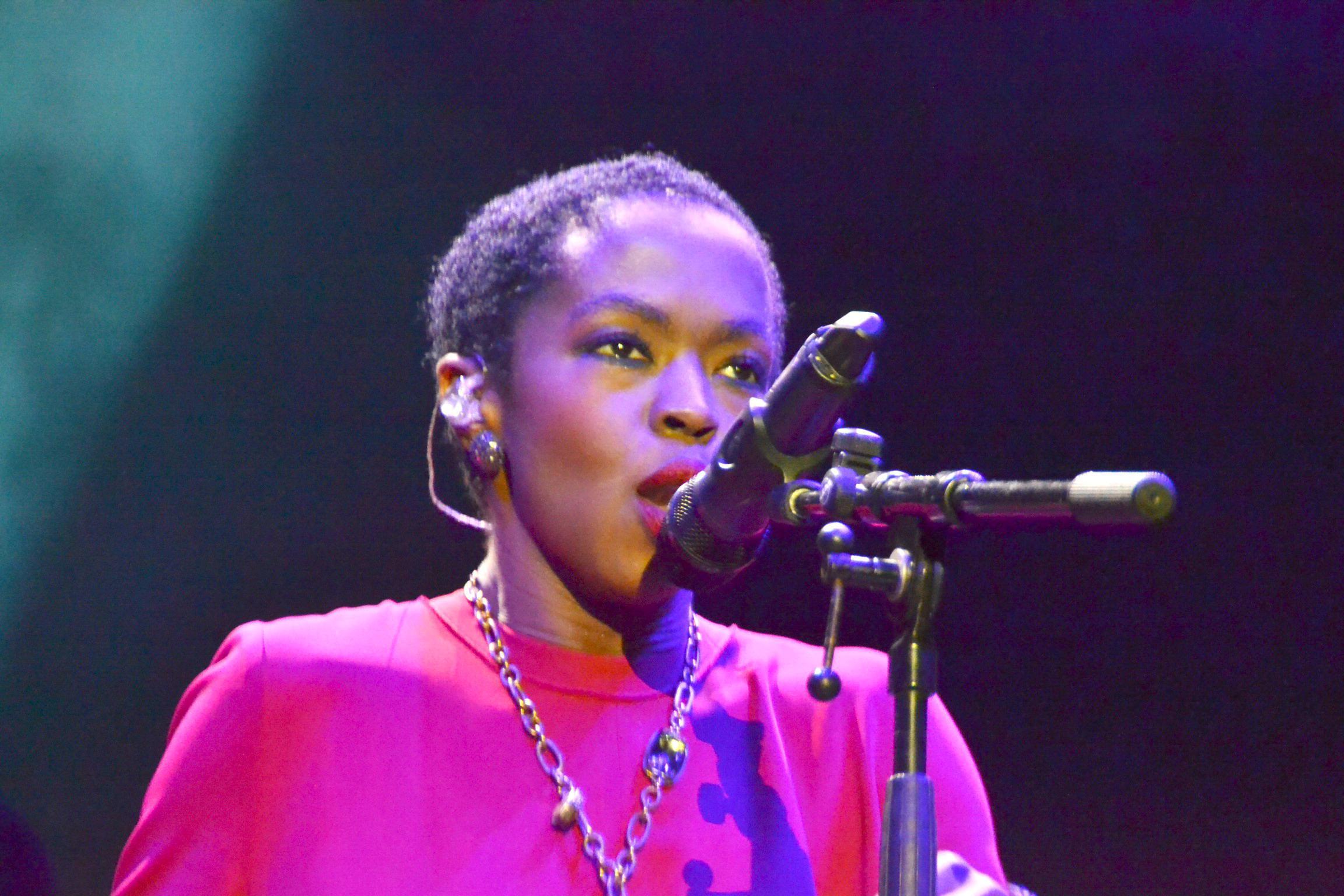 Lauryn Hill durante l'esibizione al Summer Festival del 2015