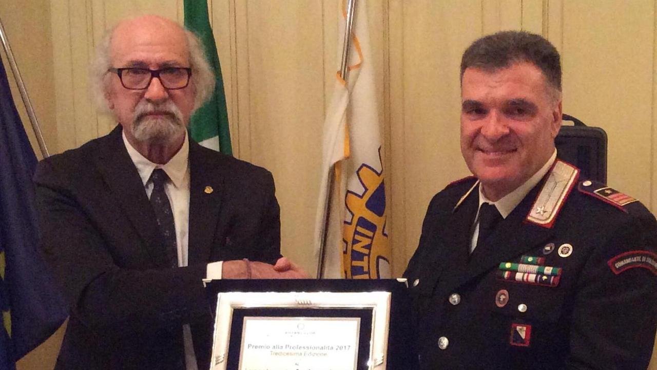 Premiato il luogotenente Oteri