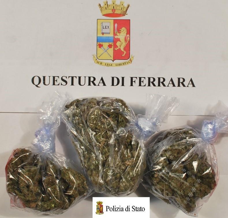 La droga sequetastrata dalla polizia