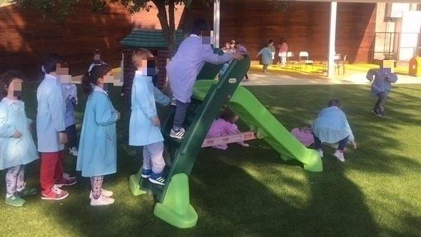 Inaugurato lo spazio giochi della scuola