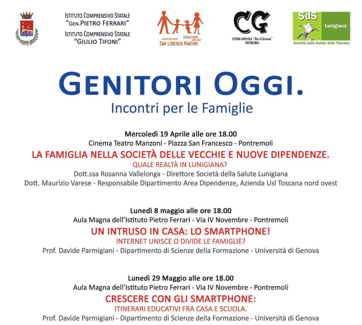 Incontri con i genitori agli istituti Ferrari e Tifoni