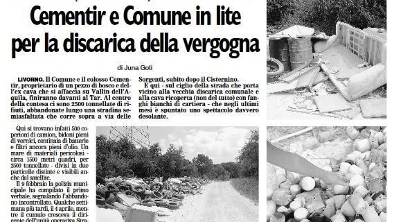 Un contenzioso lungo sei anni e non ancora finito