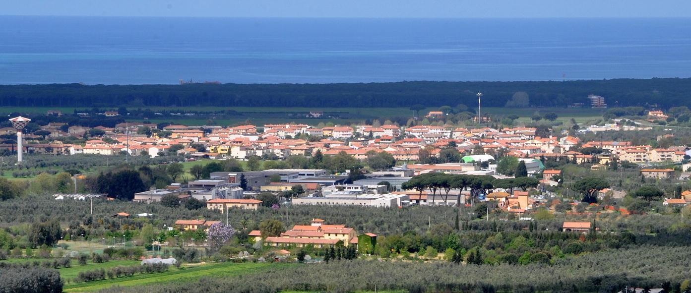 Una veduta dell'abitato di Donoratico