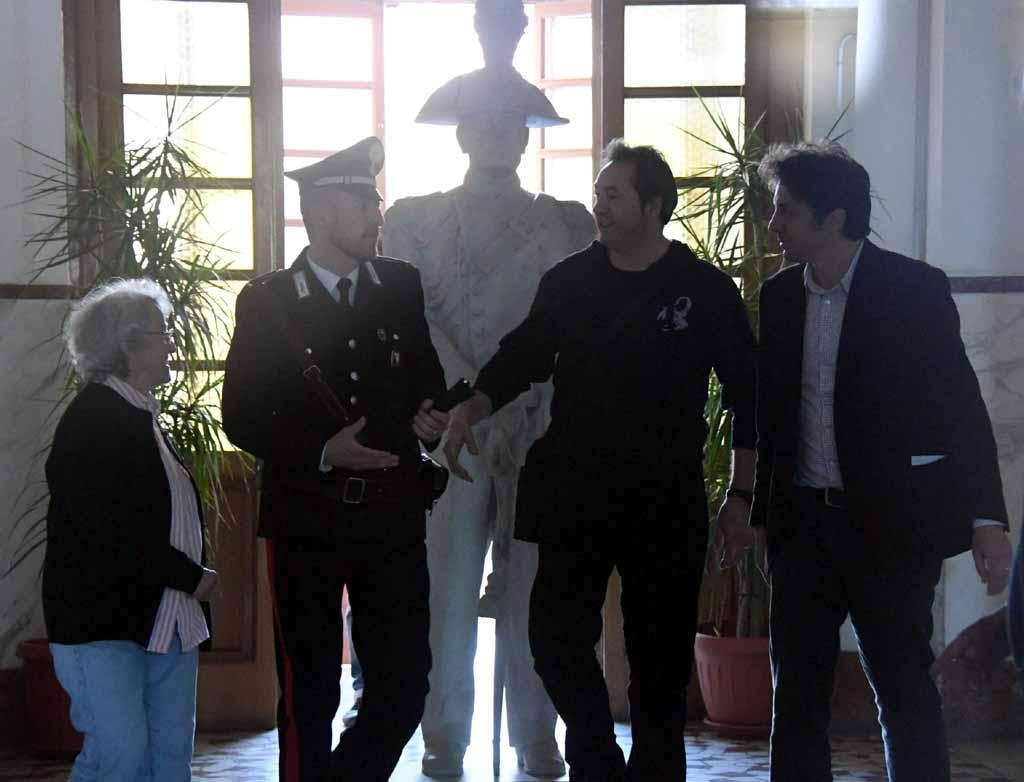 Mina Welby e Cappato dai carabinieri di Massa