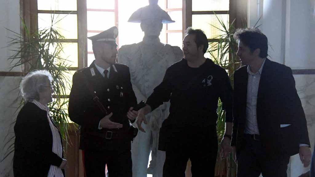 Mina Welby e Cappato dai carabinieri di Massa