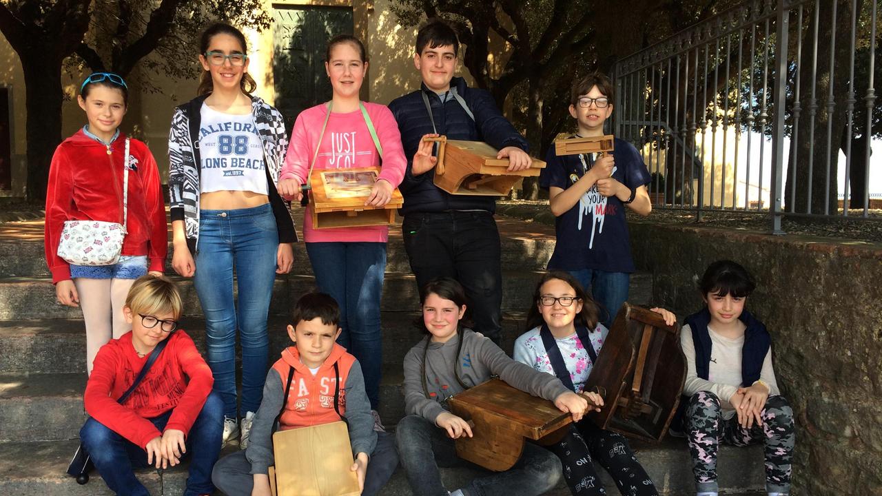 Il gruppo dei "regoloni" (Foto Falorni/Silvi)
