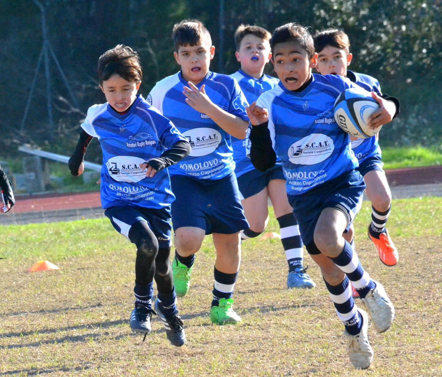 Gli Under 10 biancoblù vincono tutte le partite al Maneo