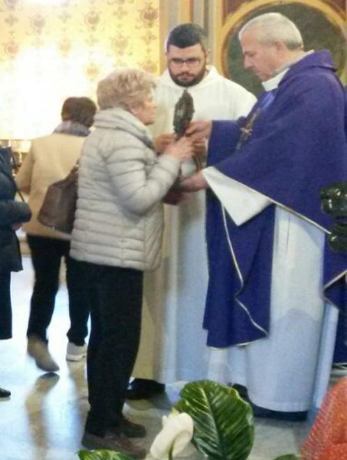 Accolta la reliquia di San Vincenzo 