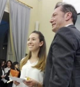 Pavullo, studentessa del Cavazzi Sorbelli premiata in Puglia