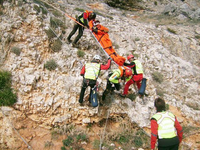 Un soccorso del Cnsas
