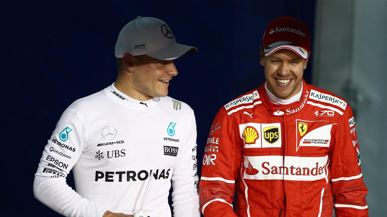 Bottas e Vettel
