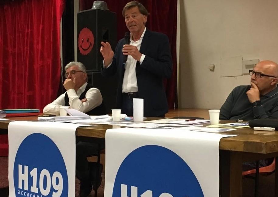 Giuliano Melani con la lista H109 