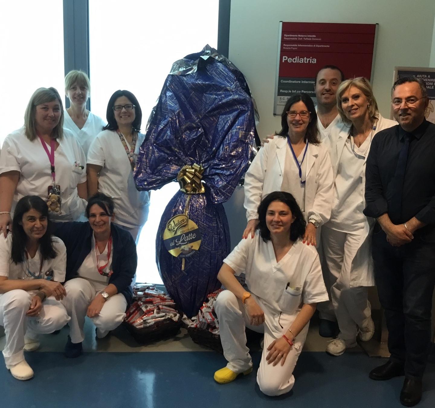 Un grande uovo per la pediatria