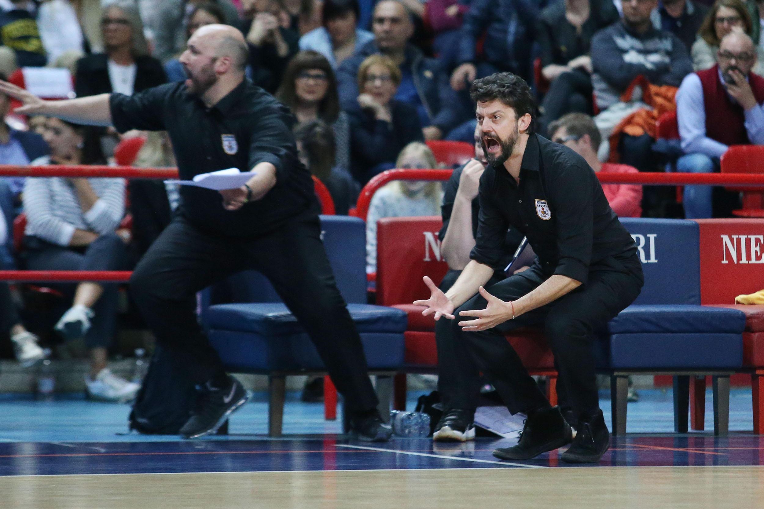 La carica dei coach Luca Civinini e Cristiano Biagini