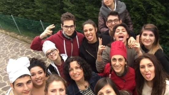 Gli studenti in gita alle serre dei Giardini Margherita