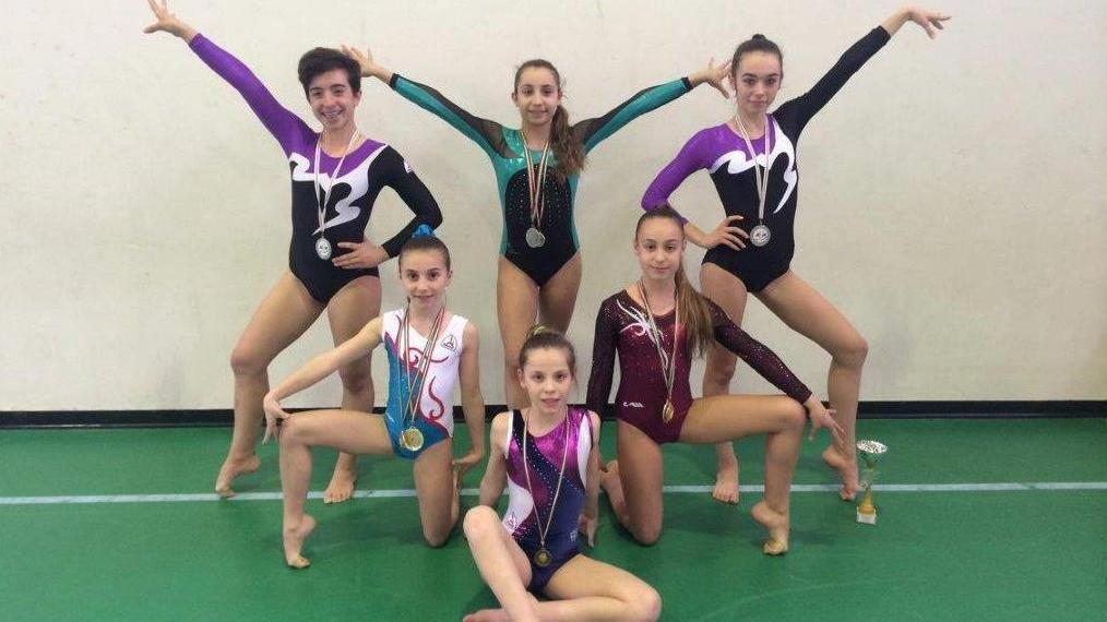 Brillano le ginnaste della Nr Camaiore