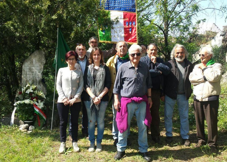 La commemorazione del Partigiano Tenente Teani