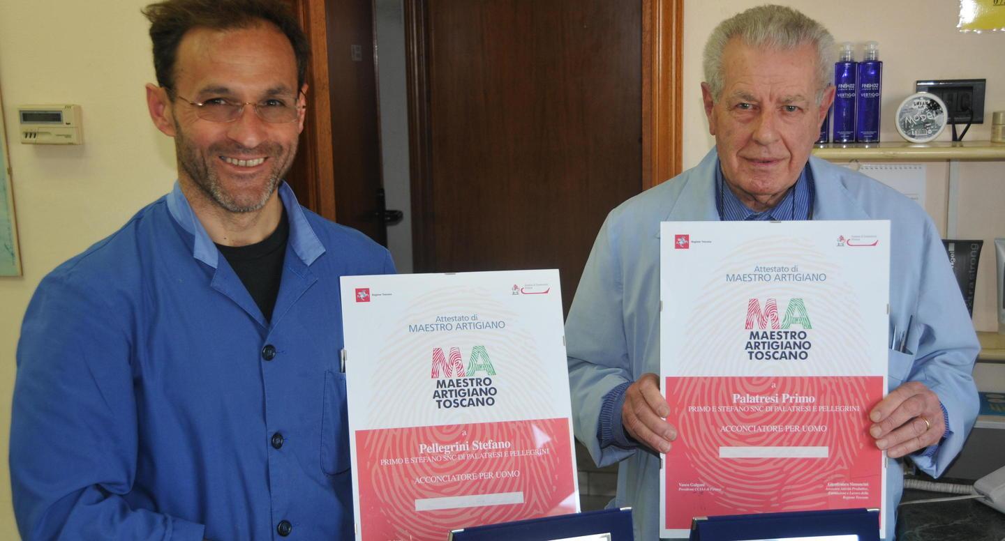 Due «maestri del rasoio» dopo 60 anni di attività 
