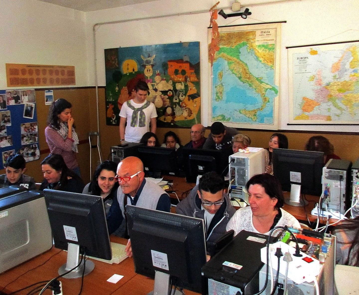 Le generazioni finiscono in rete 
