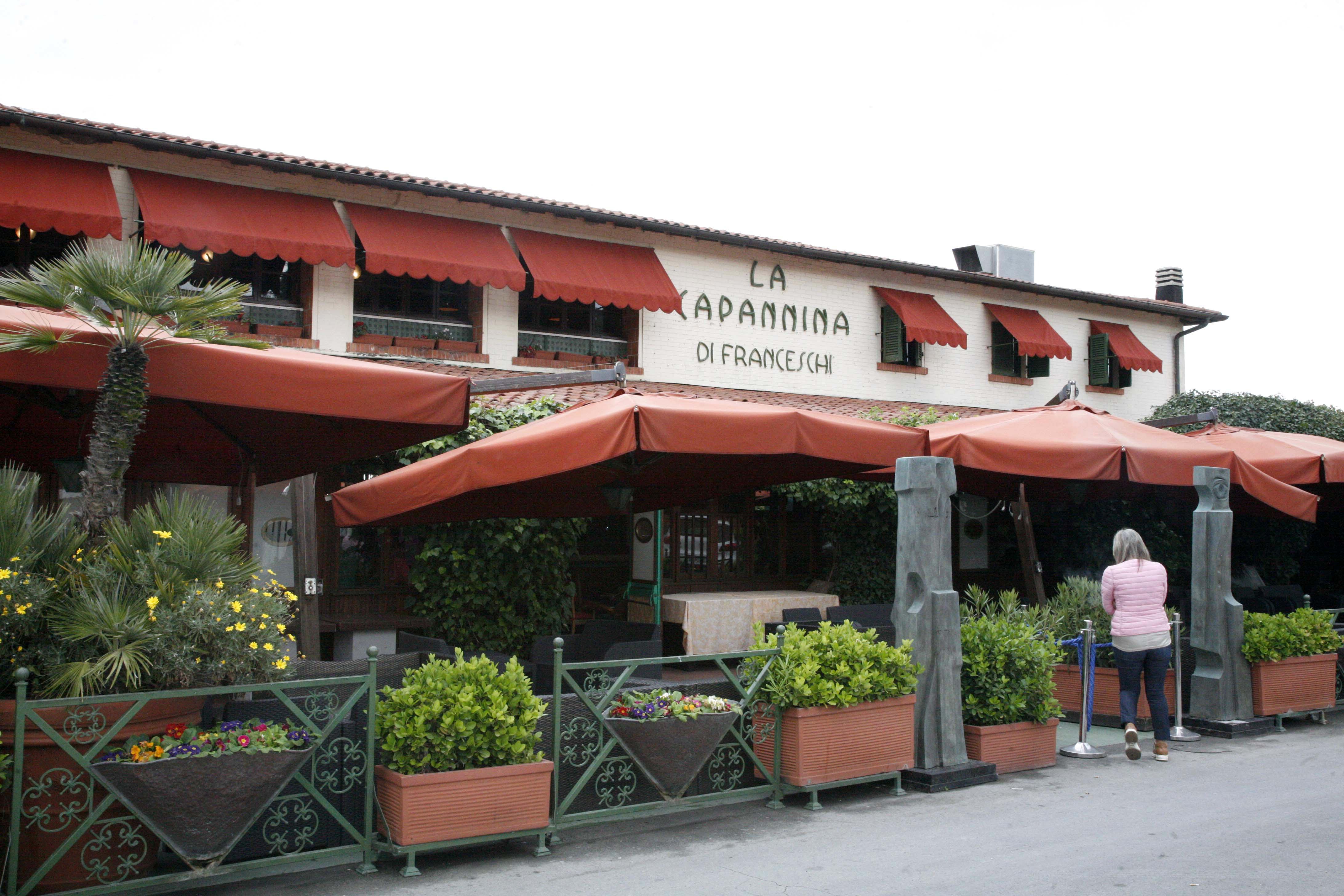 L'ingresso della Capannina di Franceschi