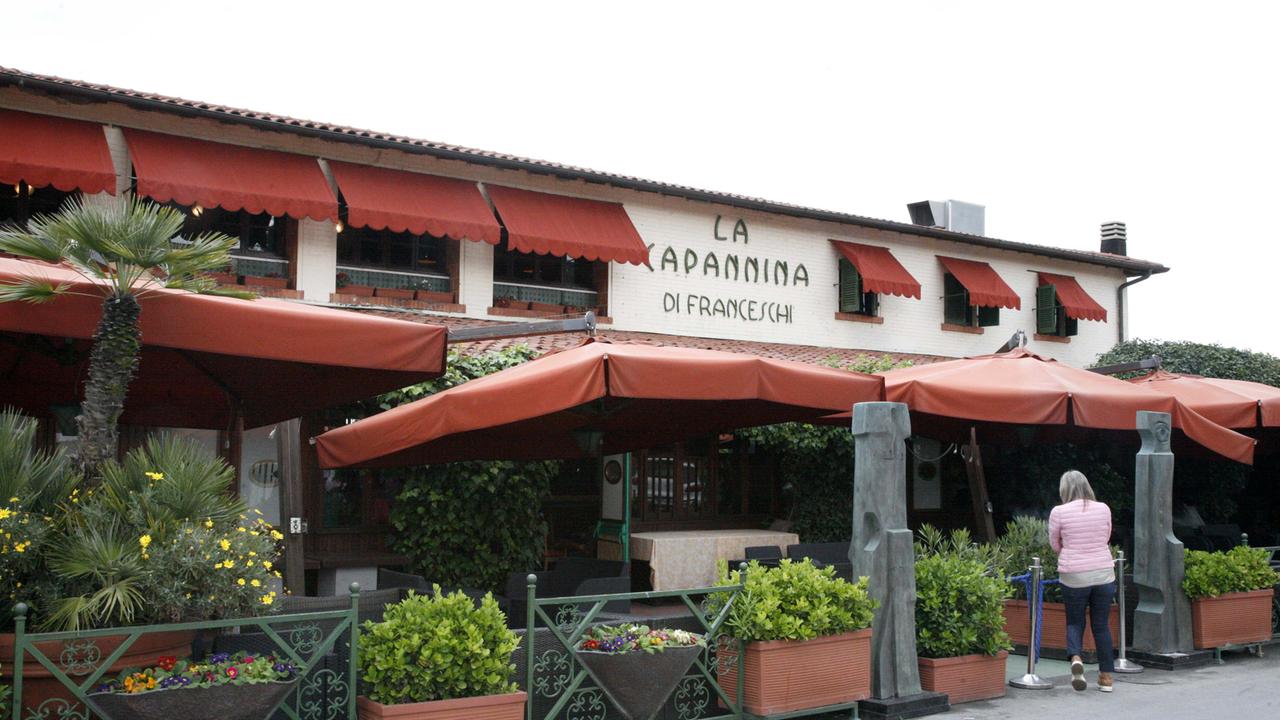 L'ingresso della Capannina di Franceschi