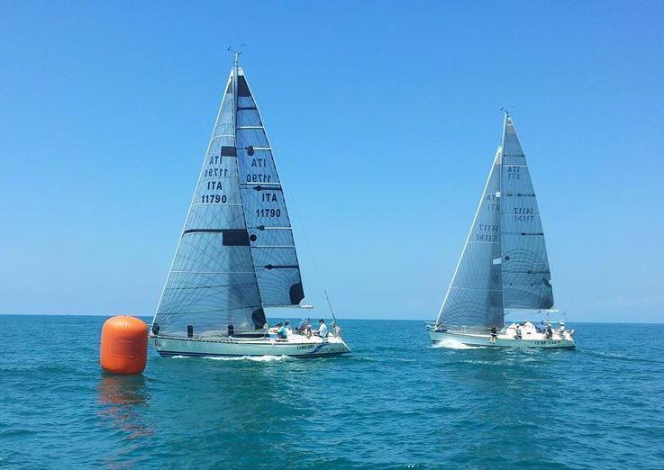 Vela Alto Tirreno Canapiglia e 6Bizzosa col vento in poppa 