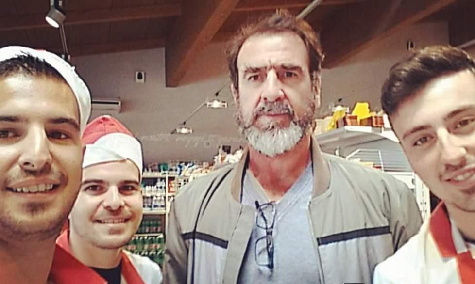 Anche Cantona al market di Cabras
