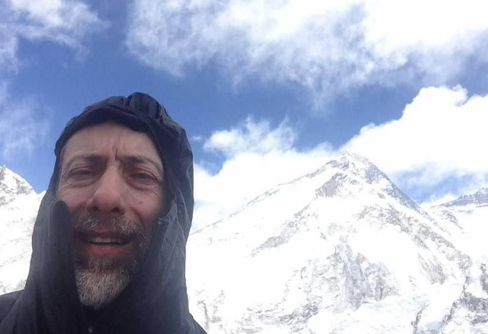 Angelo Lobina a un passo dalla vetta dell’Everest 