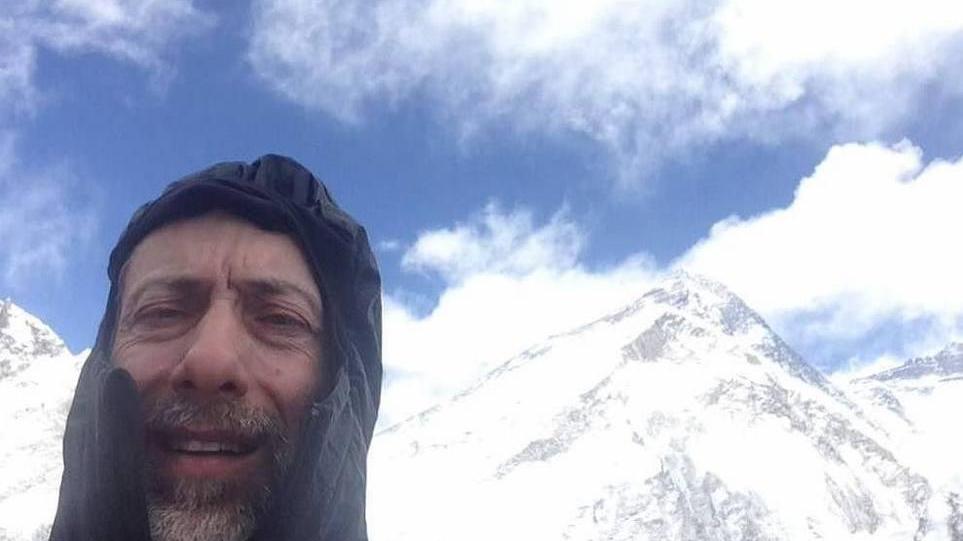 Angelo Lobina a un passo dalla vetta dell’Everest 