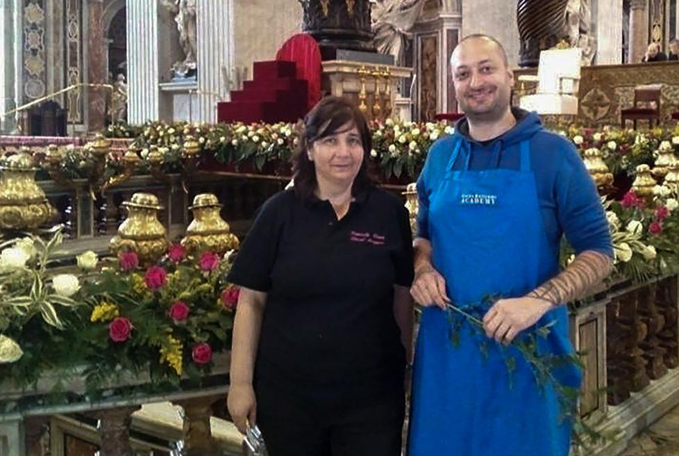 I fiori in Vaticano made in Alghero 