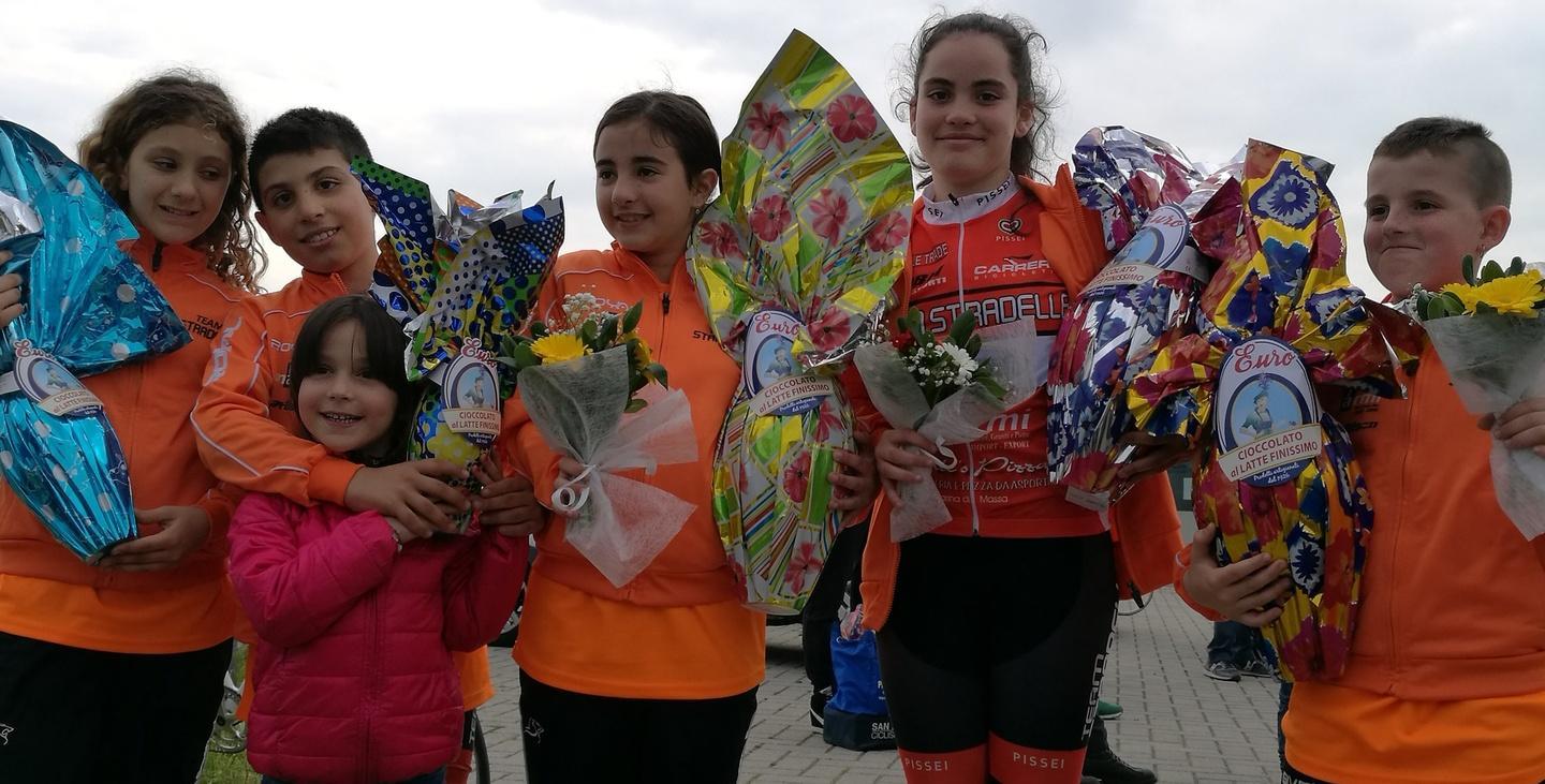 Brillano i portacolori del Team Stradella 