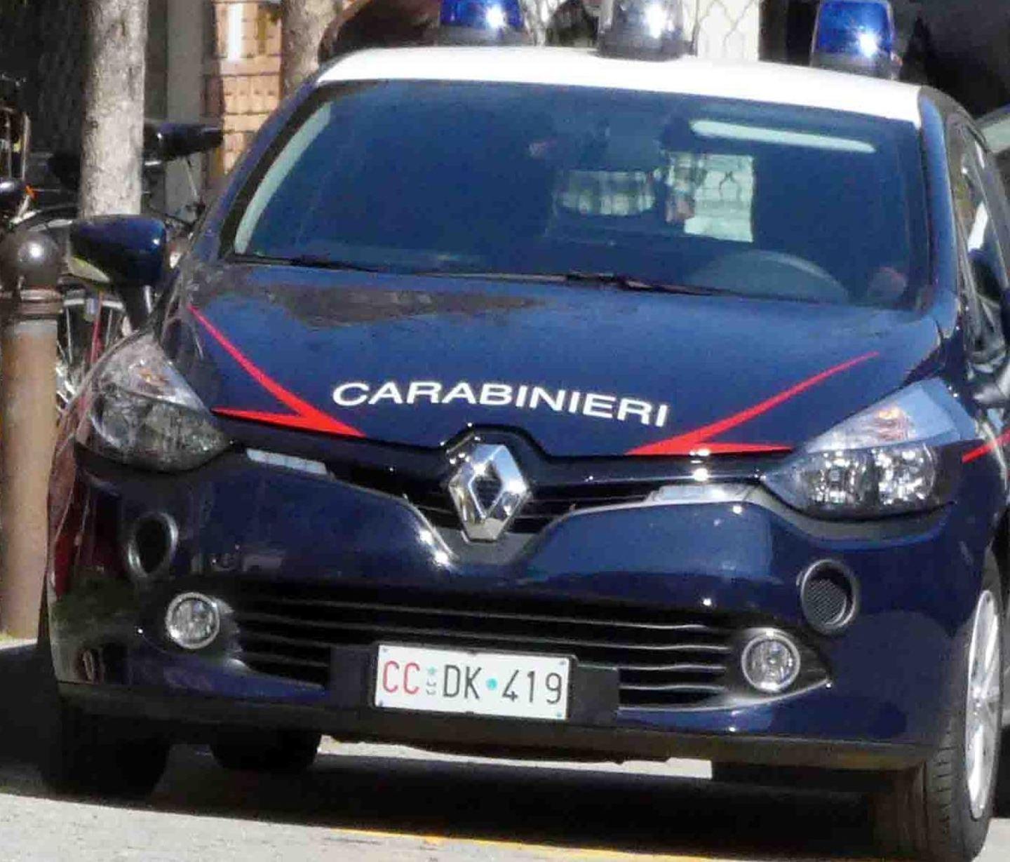 Tenta di rubare e colpisce i carabinieri