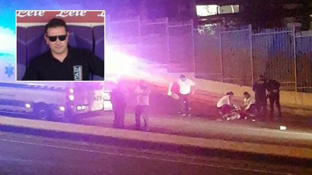 Nella foto concessa dal sito Correio da Manha il luogo dell'incidente e nel riquadro il tifoso morto