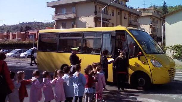 Prove di evacuazione alla scuola materna