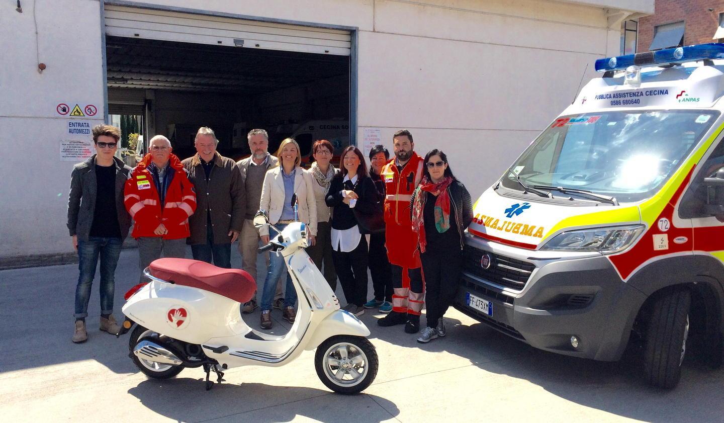 Ecco un’ambulanza  per i bambini “Progetto sorriso” 