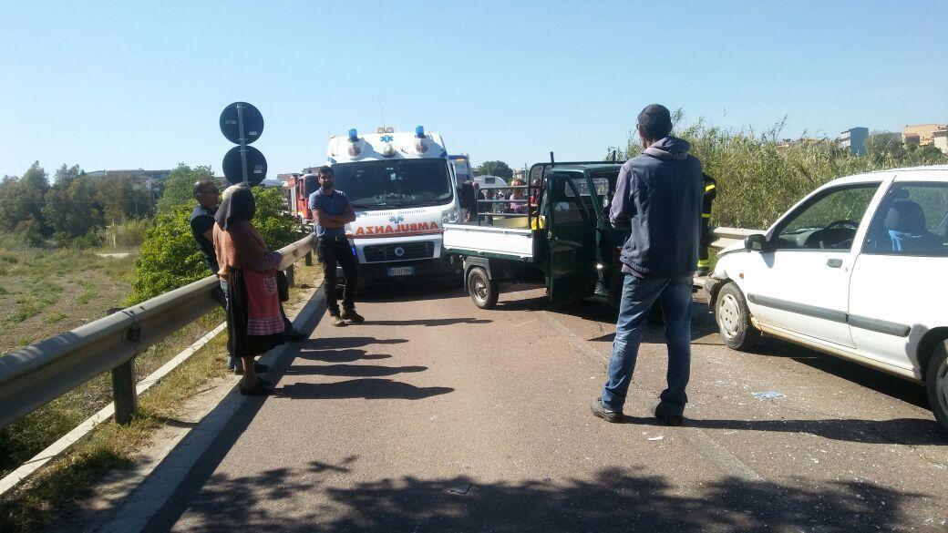 Lo scontro sulla 125 (foto Giusy Ferreli)