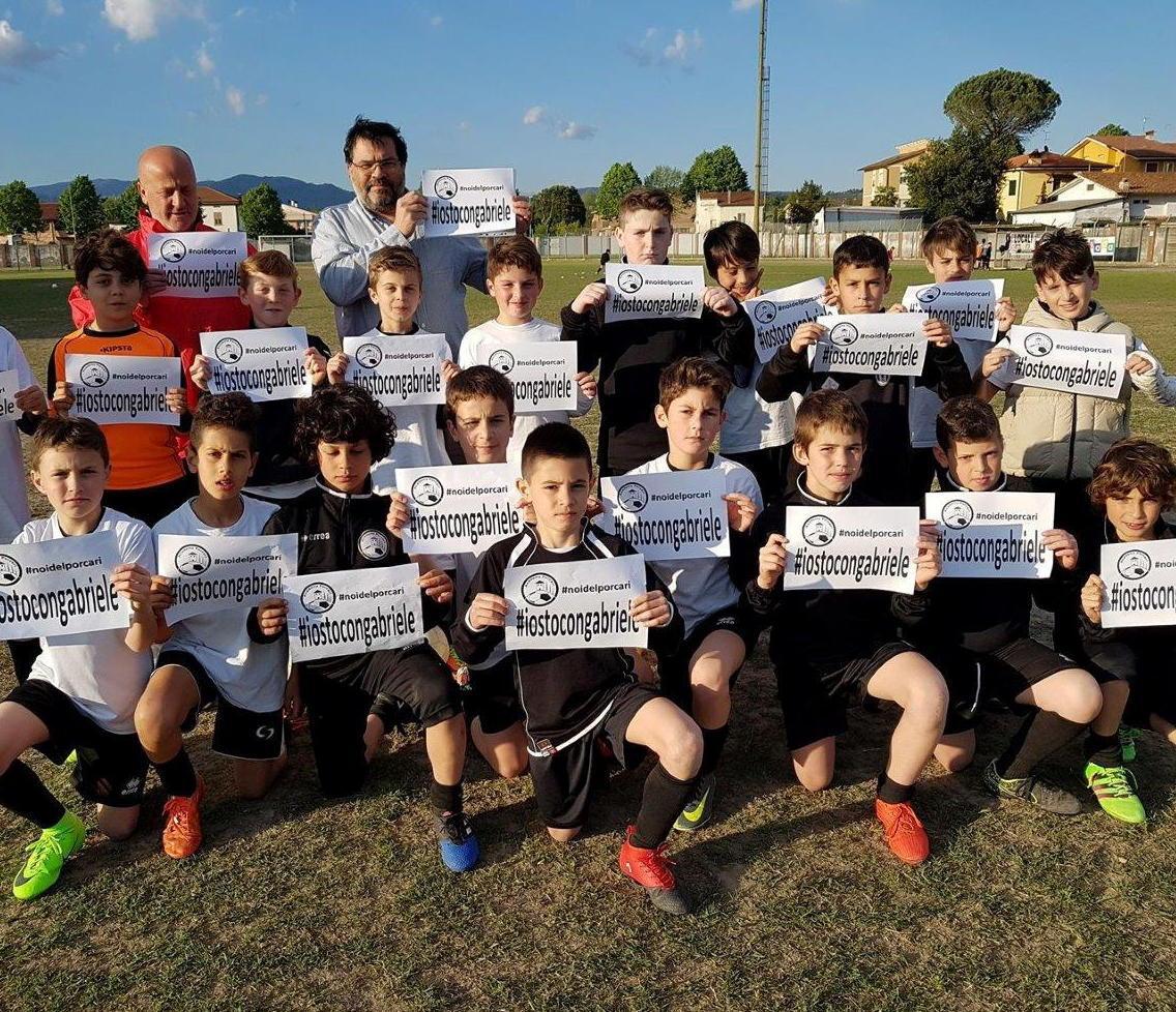 Anche il calcio giovanile è dalla parte di Gabriele 
