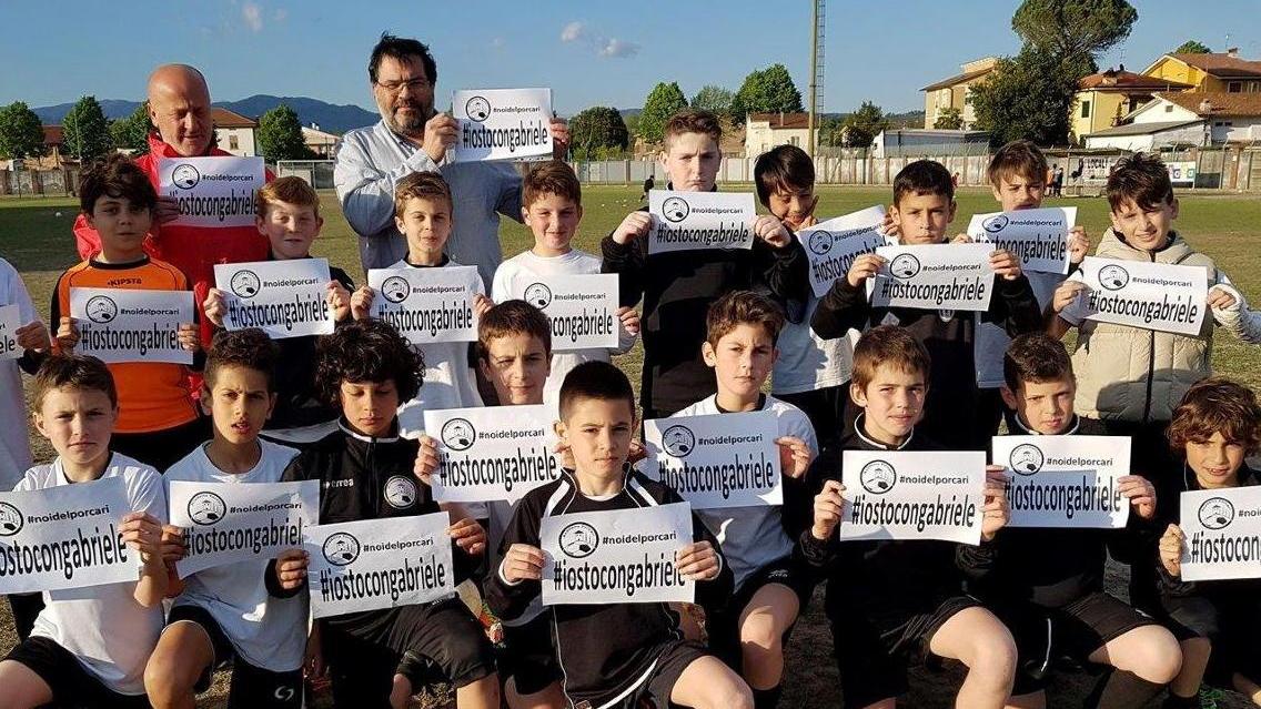 Anche il calcio giovanile è dalla parte di Gabriele