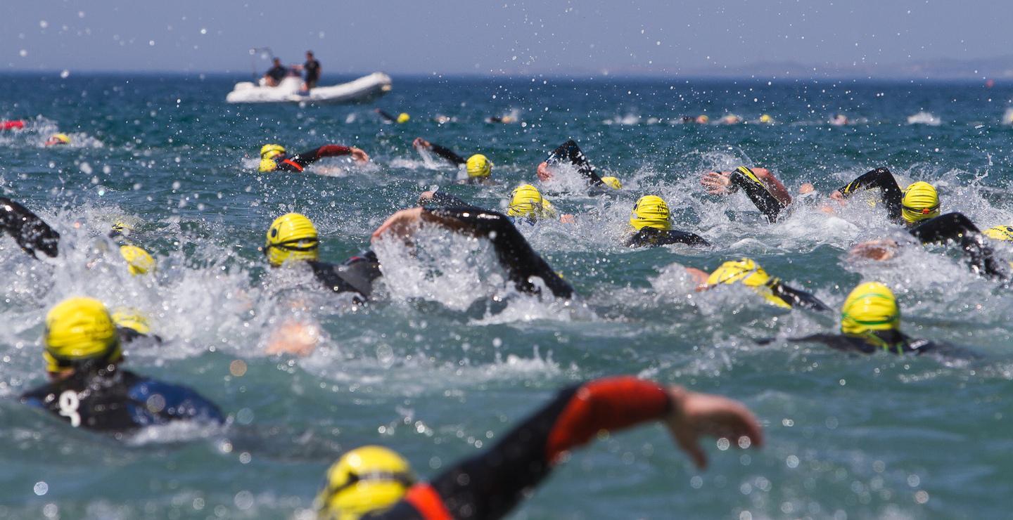 Lo show del triathlon è sul mare  