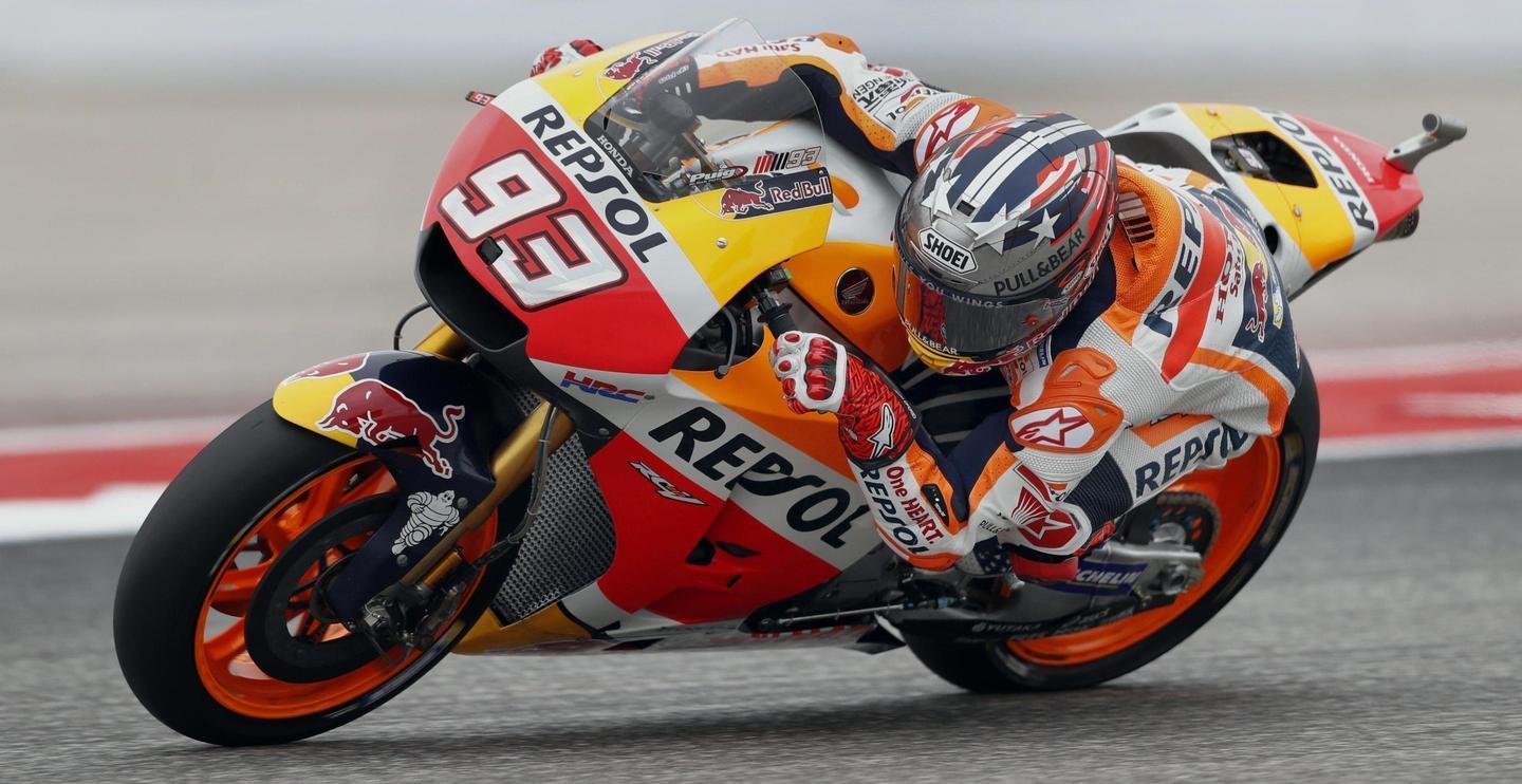 In Texas Marquez è in pole davanti a Vinales e Rossi