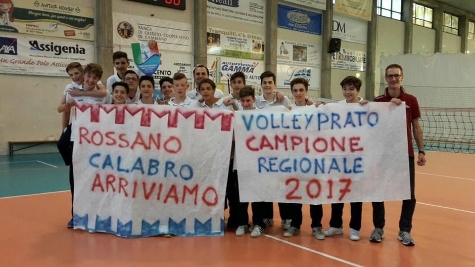 L'under 14 del Volley Prato è campione regionale