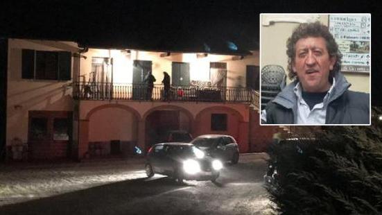 La casa dove è avvenuto il delitto e, nel riquadro, la vittima Raffaele Ciriello