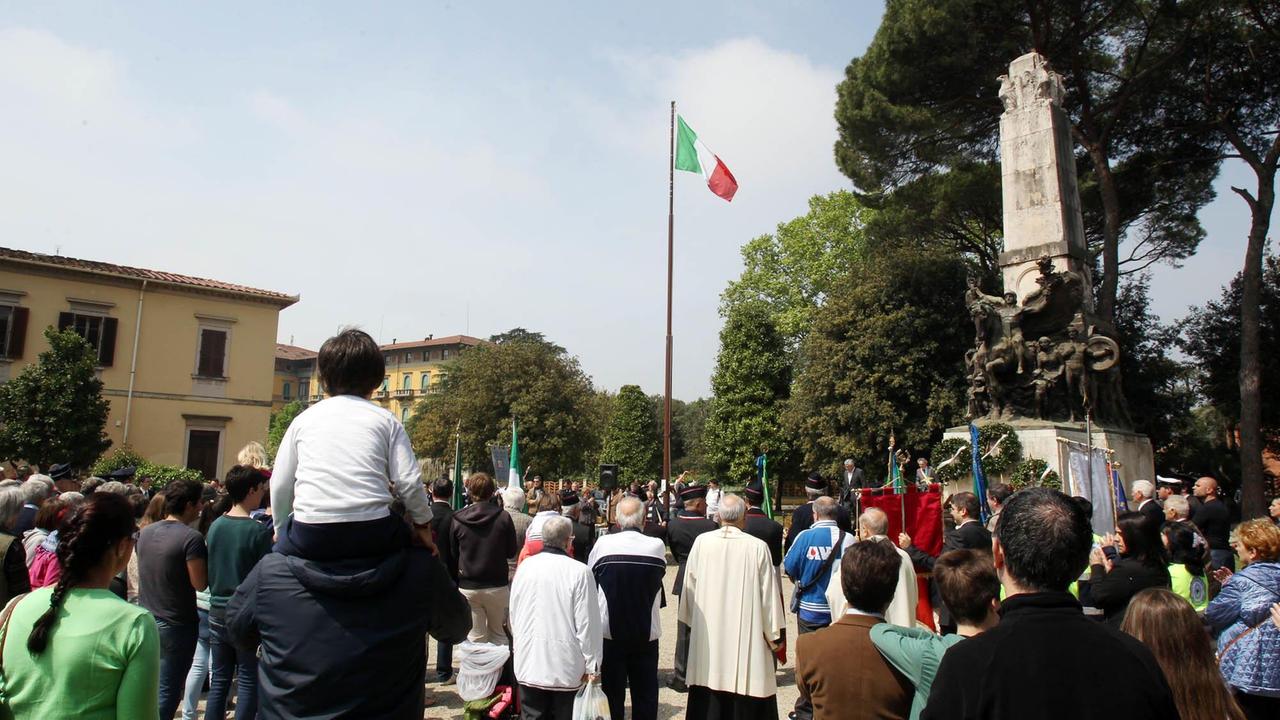 Le celebrazioni per il 25 aprile a Montecatini (foto Nucci)