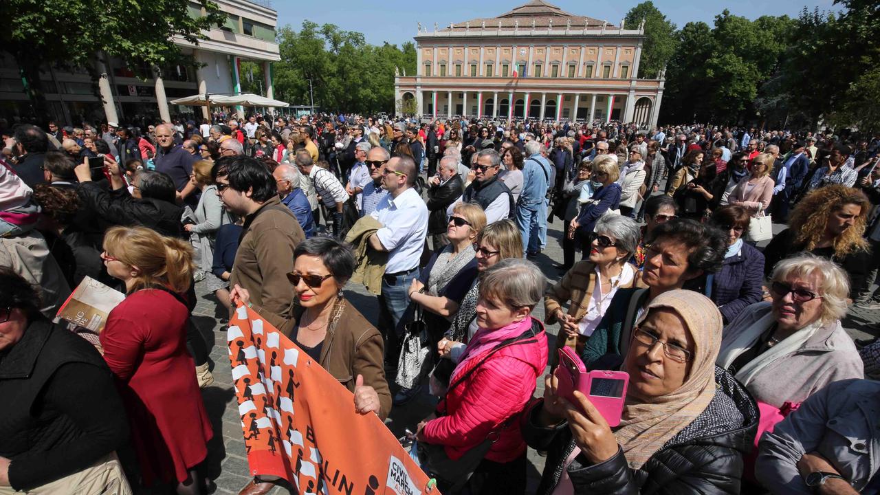 25 aprile, fra cortei e cappelletti tutta Reggio celebra la Liberazione dal nazifascismo
