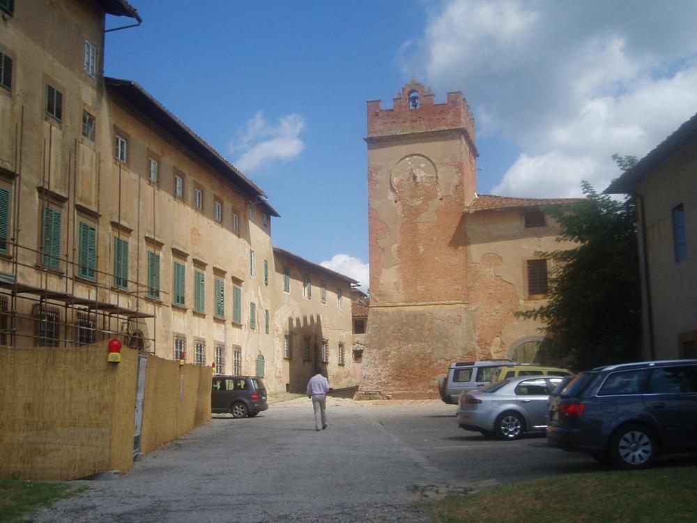 Il cuore del borgo di Villa Saletta nel comune di Palaia (Foto Franco Silvi)