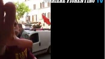 Un fermo immagine del video preso dal sito del Corriere fiorentino